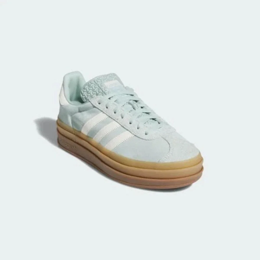 11W / 10M‎ - [NEW] Women's adidas Gazelle Bold Shoes 'Ash Green' JS3902